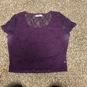 Garage Crop Top with sheet back